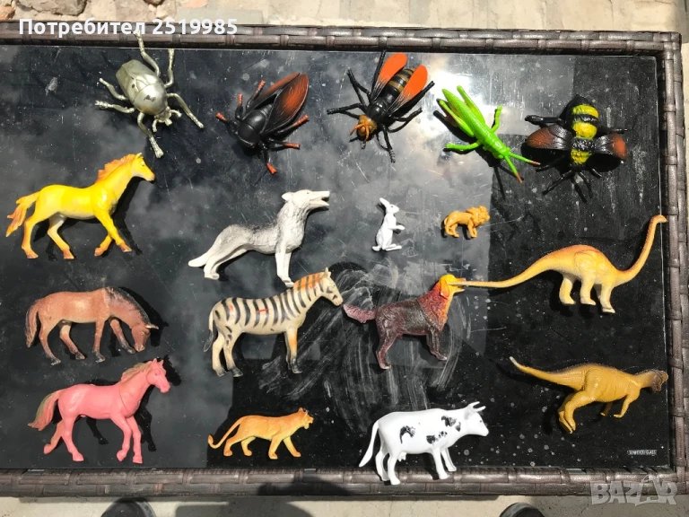 Колекция от 18 Гумени играчки животни, снимка 1