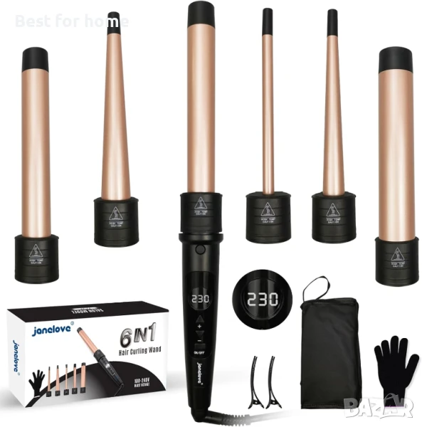 Маша за коса 9-32 мм с различни приставки, снимка 1