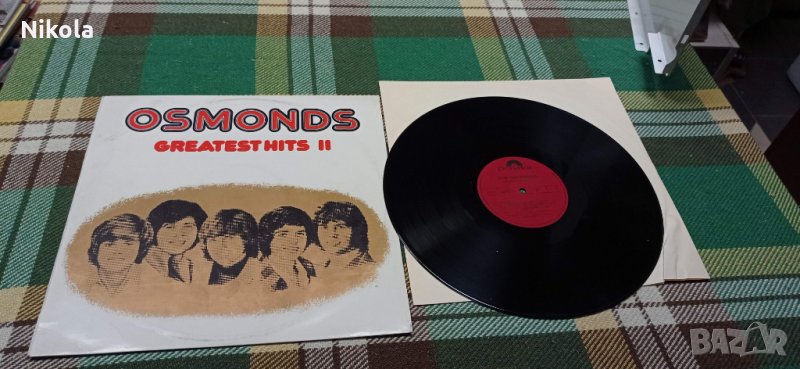 The Osmonds - Greatest Hits винилова грамофона плоча 1978г, снимка 1