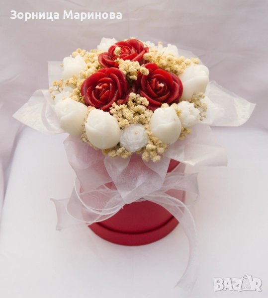 Ароматни букети от свещи, ръчна изработка , снимка 1