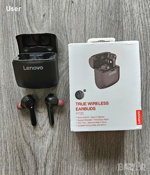 Lenovo True Wireless Earbuds HT20, снимка 1