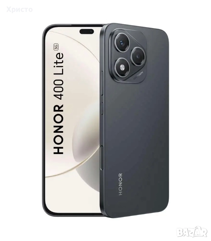 НОВ!!! HONOR 400 Lite, 8GB RAM, 256GB, Black, снимка 1