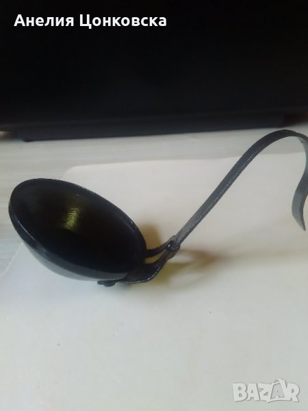 Старинно съдче ковано желязо,реставрирано, снимка 1