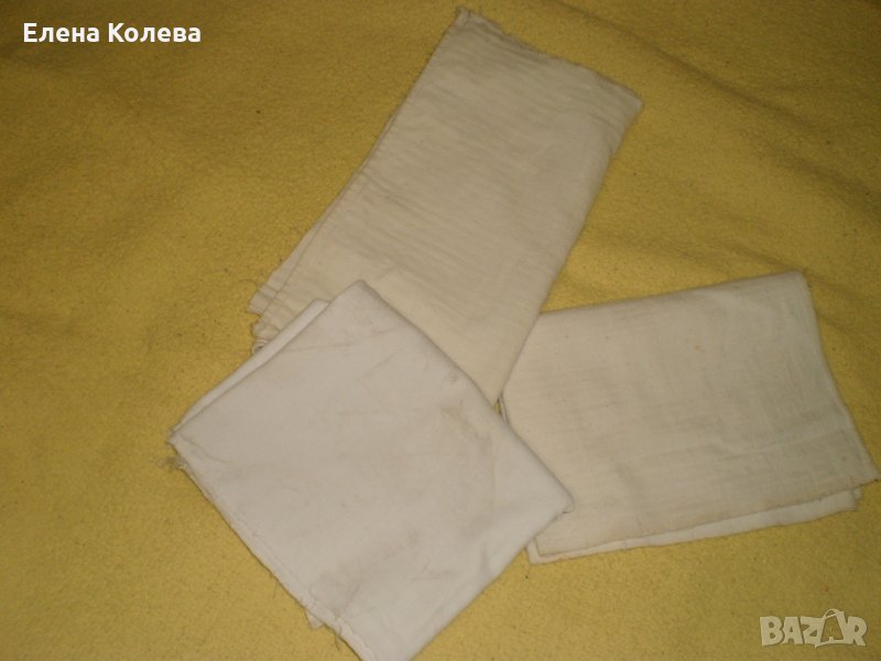 Стари – парчета плат, чаршаф, изтривалки и хавлиена кърпа, снимка 1