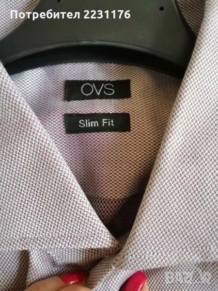 Мъжка риза с дълъг ръкав Ovs , снимка 1