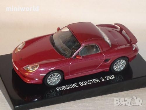 Porsche Boxster S 2002 - мащаб 1:43 на DeAgostini моделът е нов в блистер, снимка 1