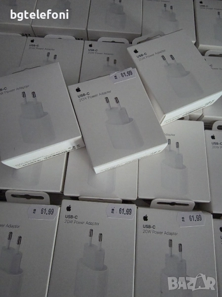 APPLE 20W Оригинален адаптер за бързо зареждане на iPhone, снимка 1