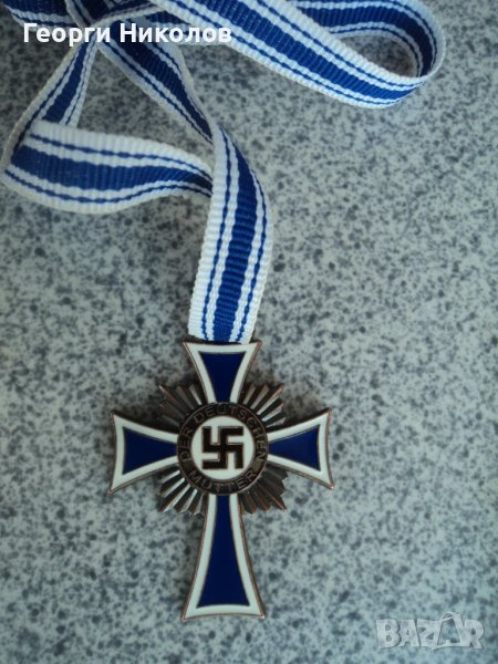 немски бронзов кръст на майката, снимка 1