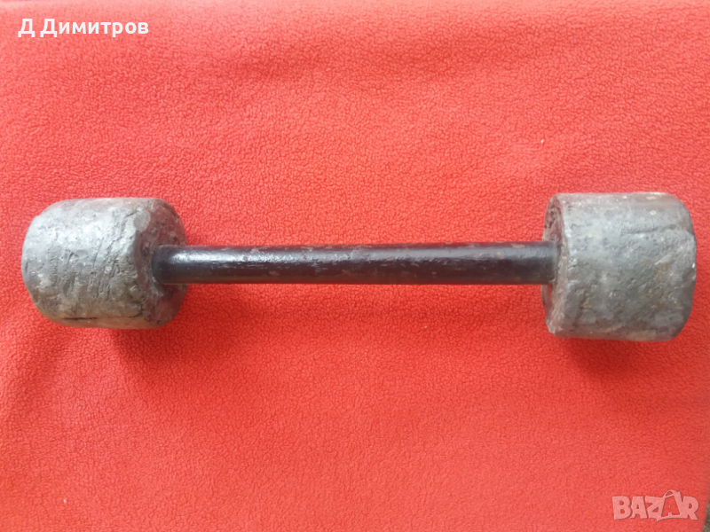 Примитивна оловна гира от 60те!, снимка 1