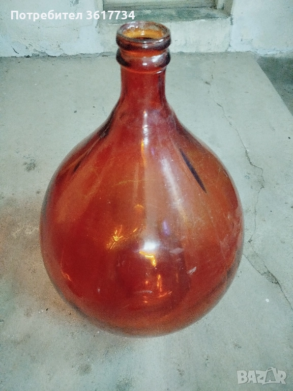 Стъклена дамаджана 30 литра, снимка 1