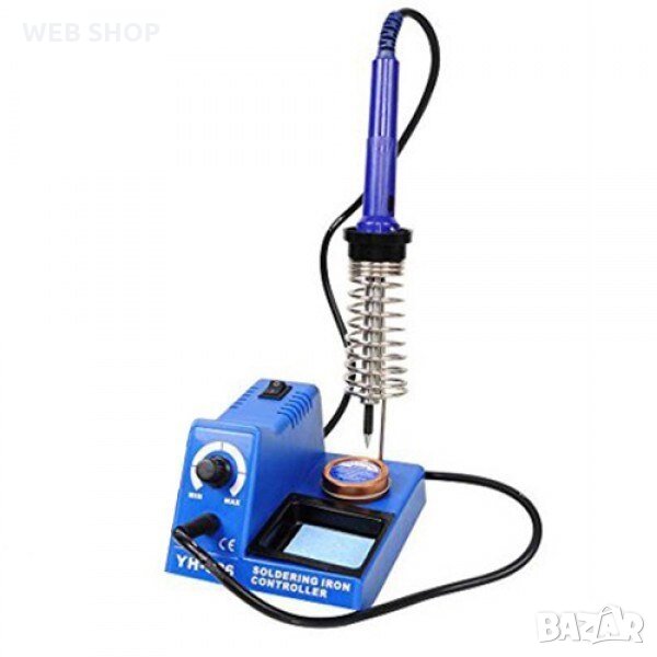 Поялник Top Grade YH-926, Със стока и регулиране, 60 W, Син , снимка 1