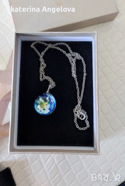 Светещо в тъмното фосфорно колие "Земя", снимка 1