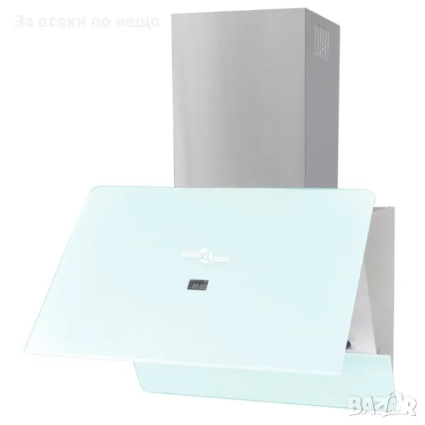 Абсорбатор, закалено стъкло, бял, 600 мм, снимка 1