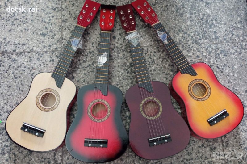 Дървена китара 63 см, снимка 1