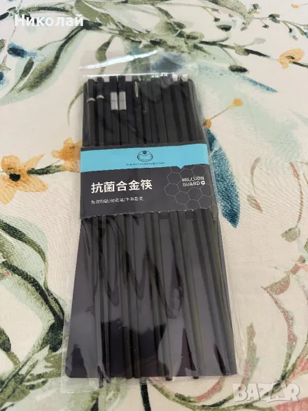 Комплект метални клечки за суши, снимка 1