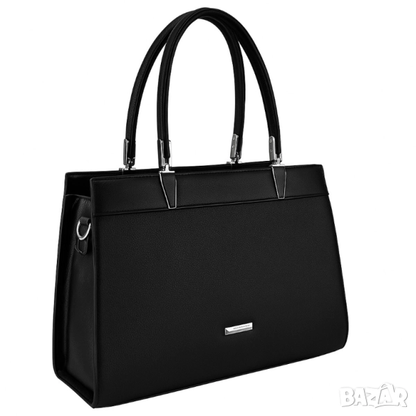 Модерна дамска чанта с двуцветен дизайн, снимка 1