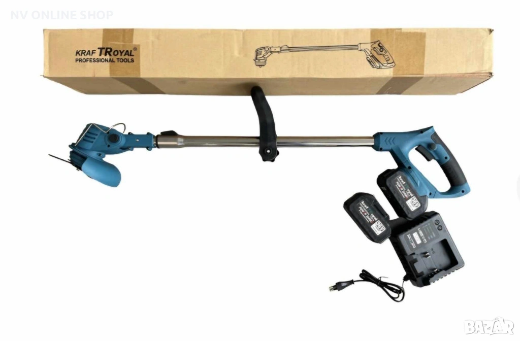 Акумулаторен тример 28V с две батерии 3000mAh, снимка 1