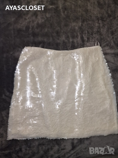 Дамска пола с пайети Reserved, снимка 1