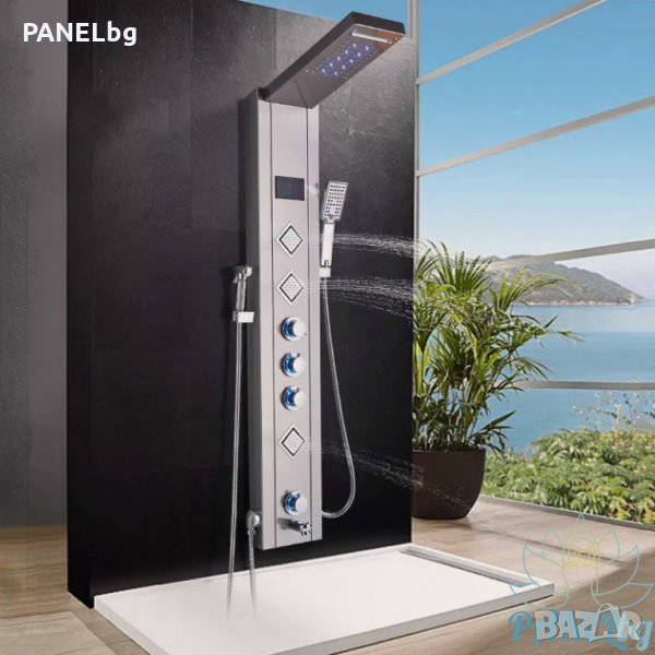 Хидромасажен душ панел Ниагара,6 функции,смесител-БЕЗПЛАТНА ДОСТАВКА, снимка 1