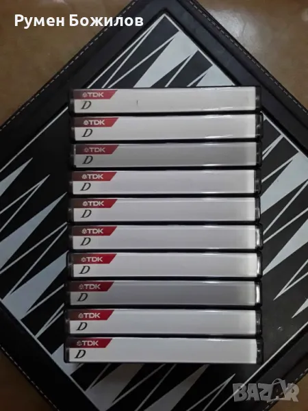 10 много запазени касети TDK D със записи, снимка 1