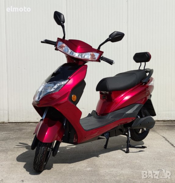 Електрически скутер модел EM006 в цвят бордо, снимка 1