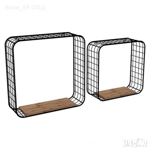 Сет 2 броя етажерки в индустриален стил, снимка 1