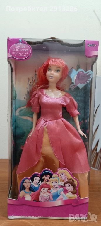 Барби с розова коса, снимка 1