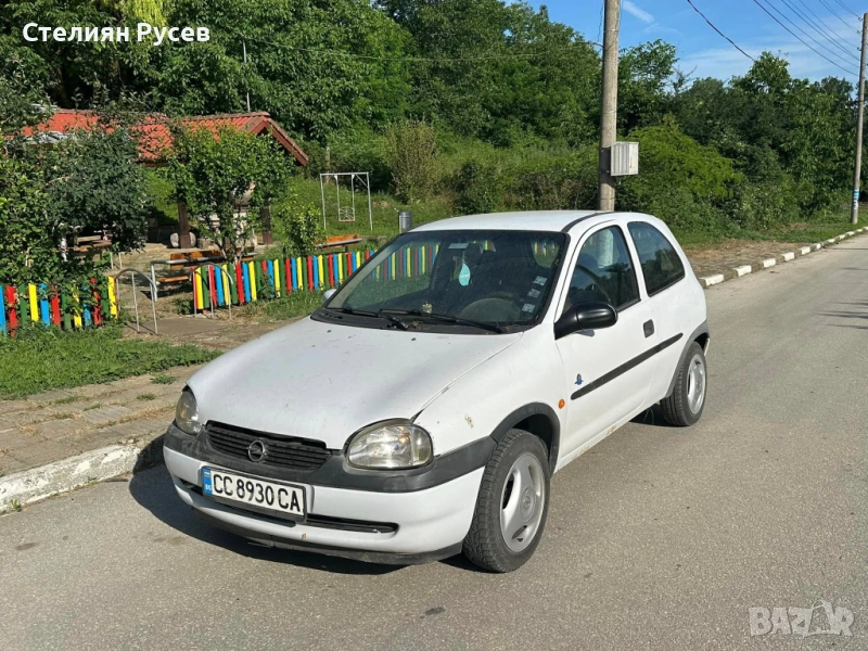НА ЧАСТИ opel corsa B 1.2i БЕНЗИН само на части -4 джанти с гуми и 4 капачки с ключе за тях 150 лв -, снимка 1