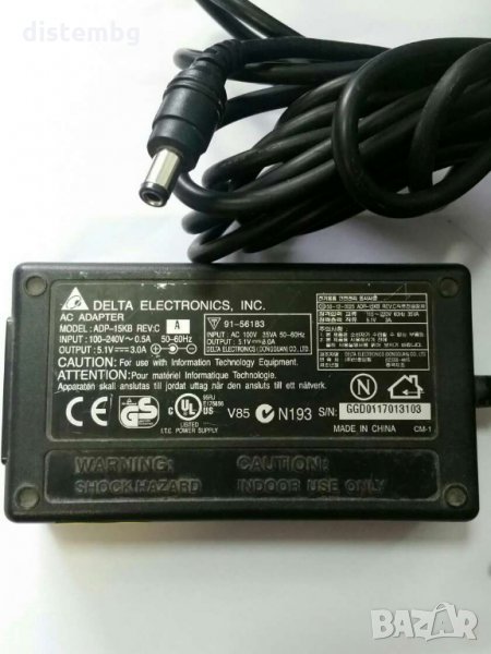 Адаптер DELTA ELECTRONICS ADP-15KB REV, снимка 1