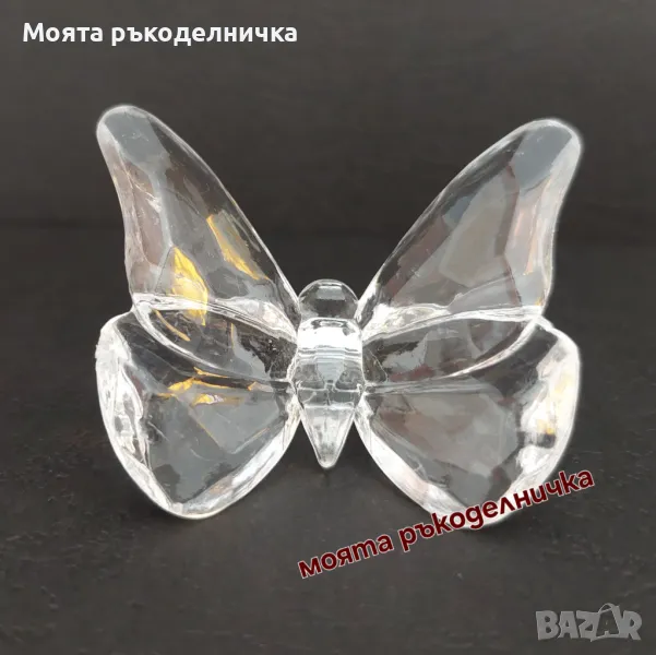 Акрилна пантофка(обувка), акрилен ключ, акрилна Пеперуда, акрилно мече, снимка 1