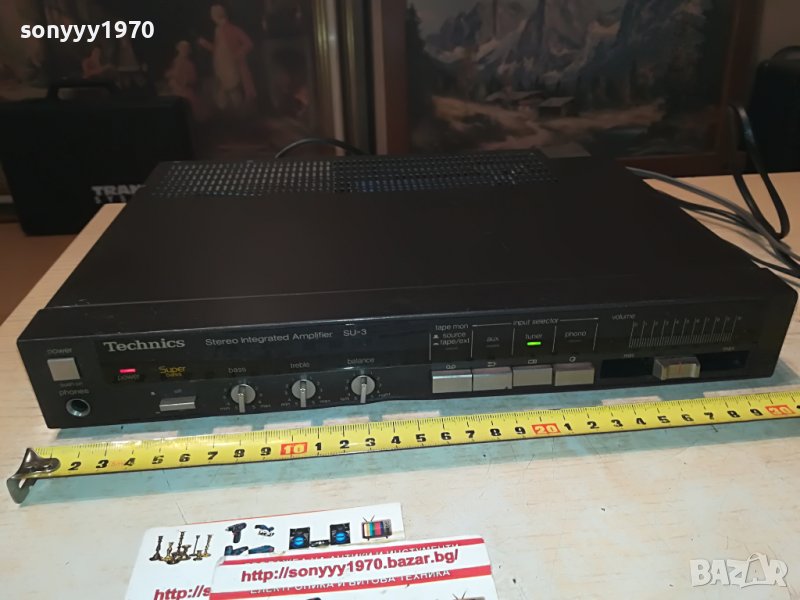 TECHNICS SU-3 STEREO AMPLI-MADE IN JAPAN-ВНОС SWISS 0511221951, снимка 1