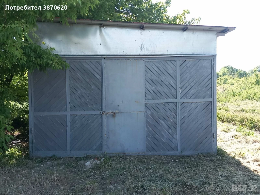 Метален Преместваем Гараж с размери ш:4м д.5.80м, снимка 1