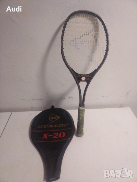 Тенис ракета DUNLOP X20 Комплект с кожен калъф за съхраните. , снимка 1