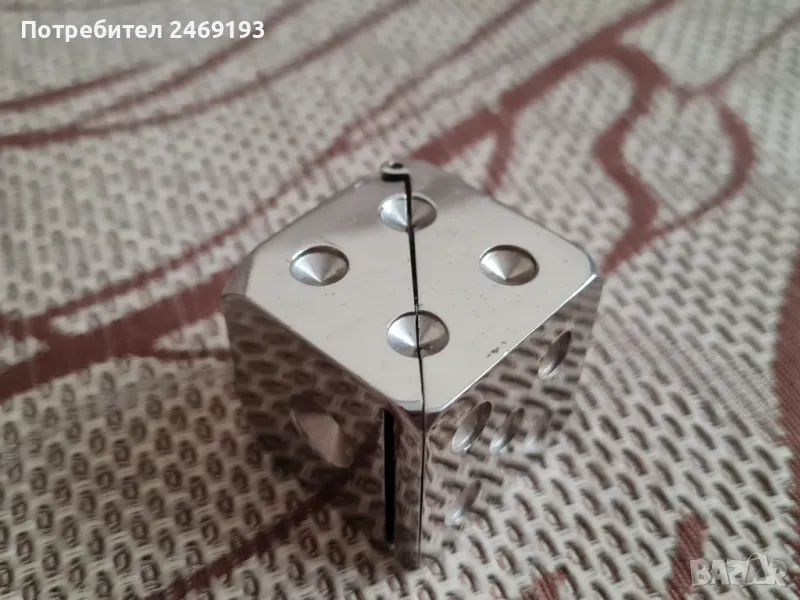 Метално зарче, часовник, снимка 1