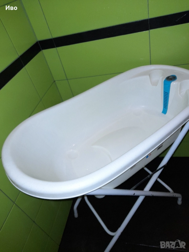 Бебешко корито/вана за къпане на бебе със стойка "Cangaroo-Buble".Спешно и изгодно!, снимка 1