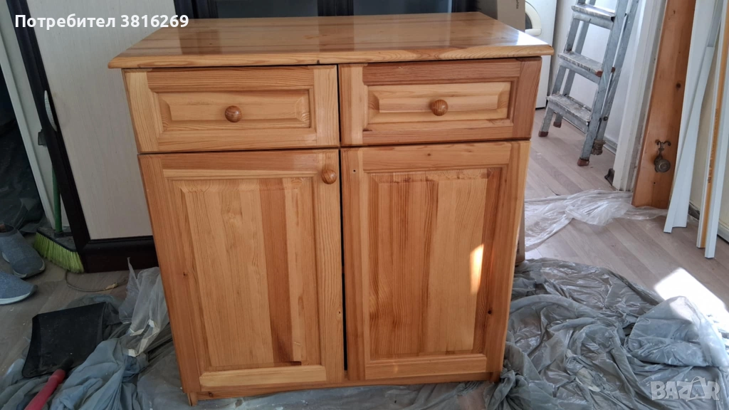 Скрин от натурално дърво, снимка 1