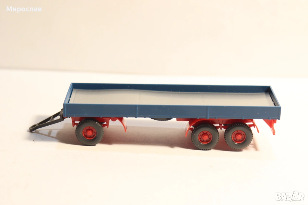 WIKING H0 1/87 РЕМАРКЕ КАМИОН МОДЕЛ ТИР, снимка 1