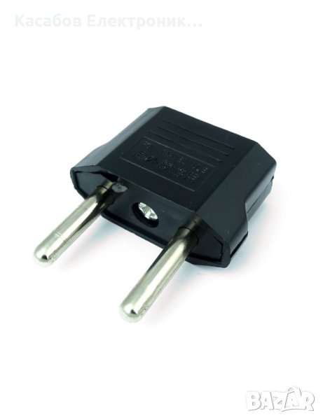Адаптер за контакт САЩ КЪМ ЕВРОПА US-EU, снимка 1