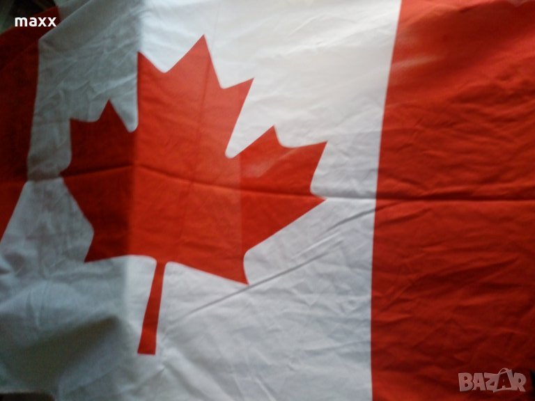 Знаме, флаг  Канада, 150 х 90 см,  текстил, снимка 1