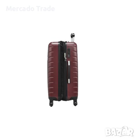 Комплект Mercado Trade, 4бр. луксозни куфари, 2052-4, ABS, Вишна, снимка 3 - Куфари - 40477600