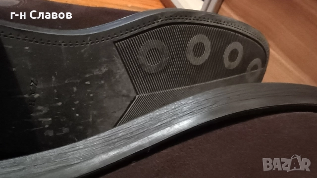 ZARA КОЖА Велур Боти, снимка 4 - Мъжки боти - 52100948