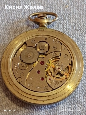 Стар джобен часовник МЪЛНИЯ СССР работи тема КОРАБИ перфектно състояние 52257, снимка 8 - Антикварни и старинни предмети - 52478917