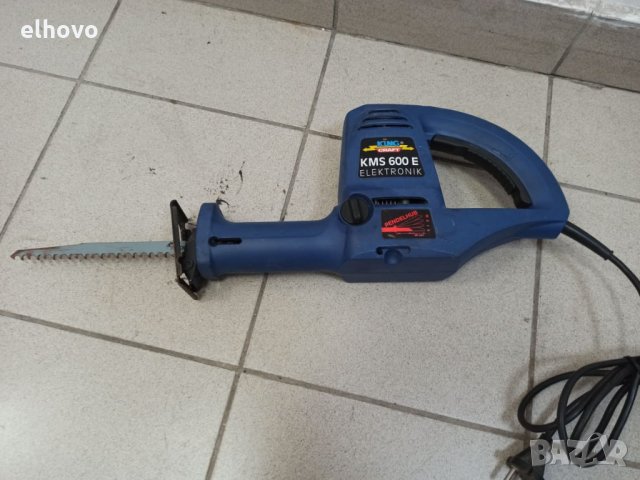 Електрически трион King Craft KMS 600 E -син, снимка 2 - Градинска техника - 32469293