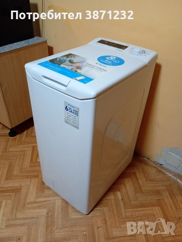Пералня с горно зареждане Candy Smart 8kg, снимка 3 - Перални - 52271351