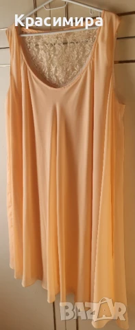 Сатенена рокля, снимка 4 - Рокли - 51159398