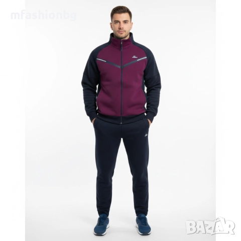 Ватиран Мъжки Анцуг (Екип) 5 цвята, M до 3XL, снимка 3 - Спортни дрехи, екипи - 52409855