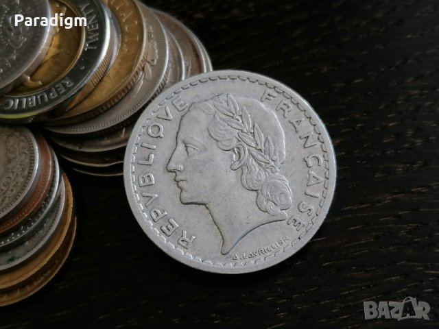 Монета - Франция - 5 франка | 1947г., снимка 2 - Нумизматика и бонистика - 28668164