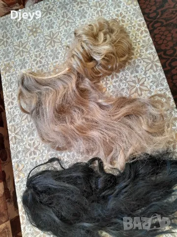 перуки  изкуствен  косъм,  опашки и цяла къса 20 лв., снимка 11 - Аксесоари за коса - 48743667