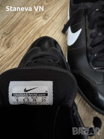 Дамски, черни обувки Nike, като нови, р-р 38, снимка 4 - Дамски ежедневни обувки - 52788118