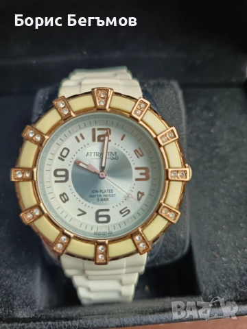 Дамски часовник Q&Q Atractive DA39J524, снимка 5 - Дамски - 52047847